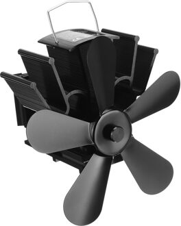 5 Fans Door Uw Haard Kachel Of Pelletkachel Effectief Verspreiden Warme Lucht Rond Je Kamer Elektrische Kachel fan met fan blades