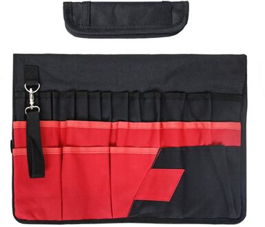 5 Gallon Emmer Tool Organizer Opbergtas 42 Zakken Tuin Hand Tool Kits Tote Pouch Oxford Doek Tuinieren Tool Bag Rood