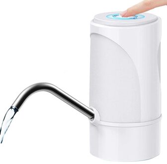 5 Gallon Fles Water Dispenser, Usb Opladen Automatische Drinkwater Fles Pomp Elektrische Draagbare wit