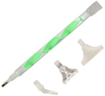 5 Hoofd/Set Punt Boor Pen Crystal 5D Diamant Schilderij Pen Diy Arts Ambachten Kruissteek Borduren Naaien Handgemaakte accessoires groen
