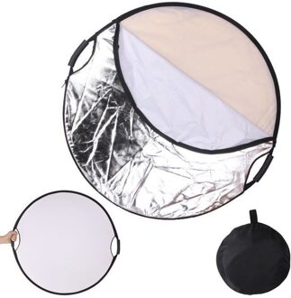 5 in 1 110cm 43 "Draagbare Opvouwbare Studio Foto Inklapbare Multi-Disc Licht Fotografische Verlichting Reflector met draagtas