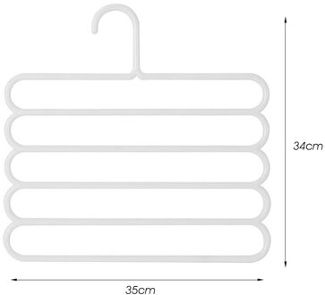 5 In 1 Broek Rack Closet Organizer Kleerhangers Planken Rvs Garderobe Magische Broek Hanger Jas Opslag Rangement plastic