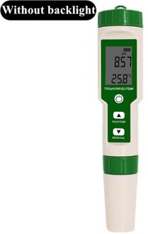 5 In 1 Digitale Ph Tds Ec Meter Orp Temperatuur Tester Geleidbaarheid Water Filter Zuiverheid Pen Met Backlight 40% Off zonder backlight