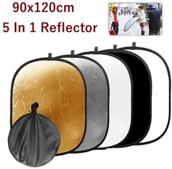 5 In 1 Inklapbare Oval Multi-Disc Licht Photo Studio Accessoires Fotografie Reflector Met Draagtas Draagbare Foto Apparatuur