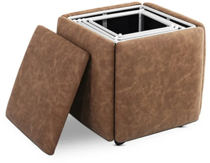 5 in 1 Multifunctional Rubik's Cube Combination Sofa Stool Folding Chair Nordic Living Room Simple Shoe Stool Household Square