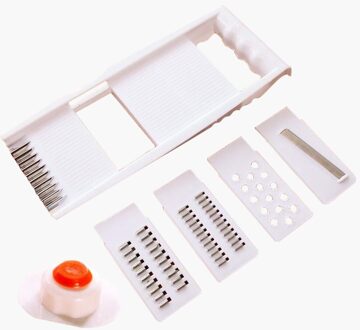 5 In 1 Multifunctionele Rvs Groente Rasp Snijden Mandoline Groentesnijder Verstelbare Wortel Rasp Ui Dicer