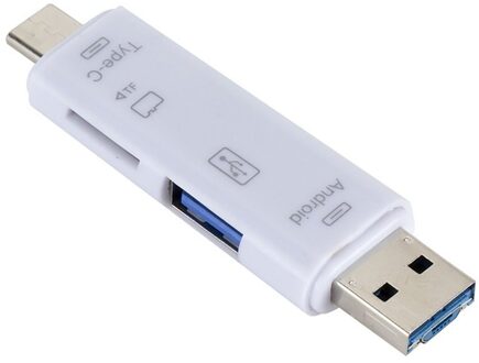 5 In 1 Usb 3.0 Type C/Usb/Micro Usb Sd Tf Geheugenkaartlezer Otg Adapter Connector high Speed Memory Card Reader