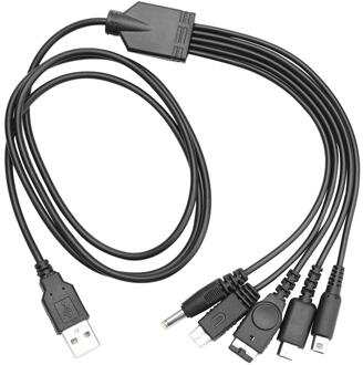 5 In 1 Usb Charger Cable Fit Voor Nintend 3DS Xl Nds Lite Ndsi Ll Wii U Voor Sony psp Voor Windows 98SE/Me/2000/Xp/Vista