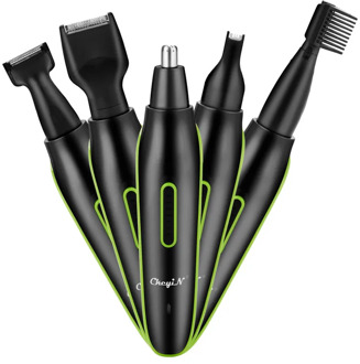 5 In 1 USB Rechargeable Eyebrow Trimmer Shaver Nose Hair Trimmer Shaver Razor Clipper Men Hair Removal Facial Beard Men Styling