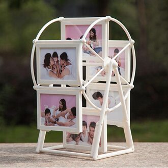 5 Inch 12 Foto 'S Draaiende Reuzenrad Windmolen Vorm Foto Fotolijst voor Baby Shower Christmas Huwelijksgeschenken Huis Art decor
