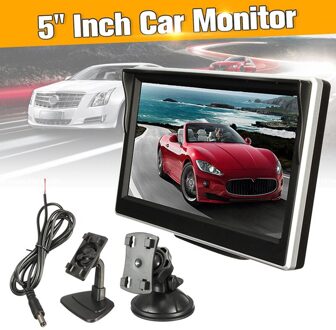 5 Inch 800X480 Tft Lcd Hd Monitor Met 2 Stuks Montagebeugel Voor Auto Backup Camera/Achteruitrijcamera/Dvd/Media Player