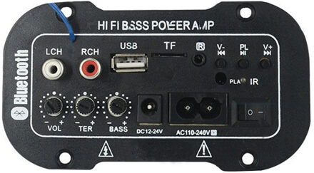 5 Inch Auto Audio Eindversterker 12V Bluetooth Auto Thuis FM Radio Speler HiFi Bass Power AMP Ondersteuning SD USB DVD MP3 Input NIEUW