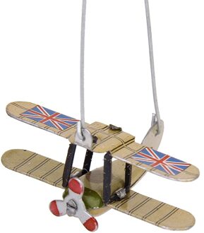5 Inch Classic Clockwork Wind-Up Carrousel Vliegtuig Collectable Speelgoed Cadeau Voor Kids Party Gunsten En Volwassenen Valentines