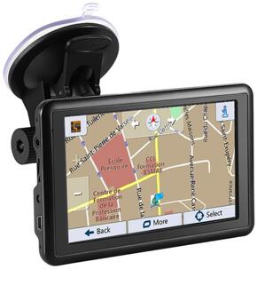 5 Inch Gps Auto Navigatie 1200 Mah Auto Gps Usb Opladen Autolader Handig Fm-zender Navigator Auto Gps Apparaat 5 duim EUROPE