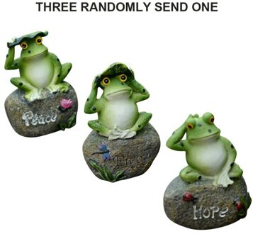 5 Inch Kikkers Tuinbeelden Kikkers Zitten Op Steen Sculpturen Tuin Yard Kikkers Landschapsarchitectuur Steen Ornamenten Decoratie