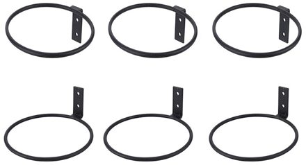 5 Inch (Ongeveer 12.7 Cm) bloempot Houder Ring Wall Mount 6 Stuk Bloempot Haak Haak Muurbeugel
