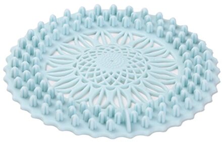 5 Kleur Gootsteen Afvoer Pluggen Theepot Bad Drain Stopper Sink Afvoerputje Plug Riool Filter Mesh Haar Catcher Accessoire licht blauw