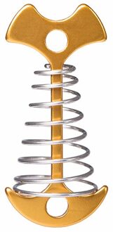 5-Kleur Rvs Lente Grond Ondersteuning Nail Fishbone Gesp Riem Camping Tent Spanner Winddicht Touw Accessoires goud