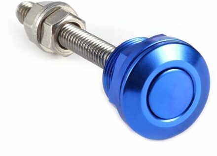 5 kleur Universele 22mm Drukknop Bonnet Hood Pin Lock Clip Kit Auto Quick Release Klink Auto Accessoires Blauw