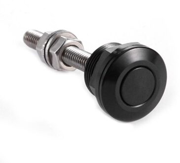 5 kleur Universele 22mm Drukknop Bonnet Hood Pin Lock Clip Kit Auto Quick Release Klink Auto Accessoires zwart