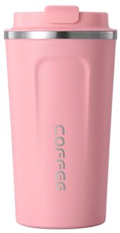5 Kleuren 510Ml Draagbare Roestvrij Staal Koffie Thermos Mok Met Stro Auto Thermoskan Reizen Thermische Fles Thermocup Voor 3