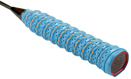 5 Kleuren Ademende Anti-Slip Racket Grip Badminton Overgrips Zweetband Outdoor Sport Accessoires Tennis Tape Hand Grips Tape Blauw
