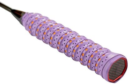 5 Kleuren Ademende Anti-Slip Racket Grip Badminton Overgrips Zweetband Outdoor Sport Accessoires Tennis Tape Hand Grips Tape Paars