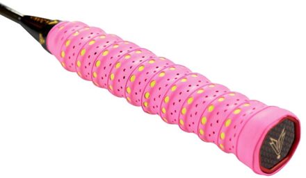 5 Kleuren Ademende Anti-Slip Racket Grip Badminton Overgrips Zweetband Outdoor Sport Accessoires Tennis Tape Hand Grips Tape Rood