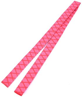 5 Kleuren Antislip Krimpkous Wrap Tubing Hengel Handvat Isolatie Beschermende Polyolefine Racket Handvat Grip rood