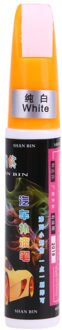 5 Kleuren Auto Kras Reparatie Pen Jas Verf Vloeibare Care Pen Fix Het Pro Onderhoud Auto Touch Up Scratch Remover beterende Reparatie Tool wit