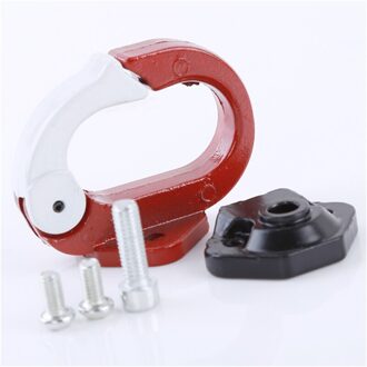 5 Kleuren Motorfiets Bagage Helm Haak Aluminium Mount Motorfiets Scooter Helm Houder Tas Fles Haak Hanger Met Schroeven rood