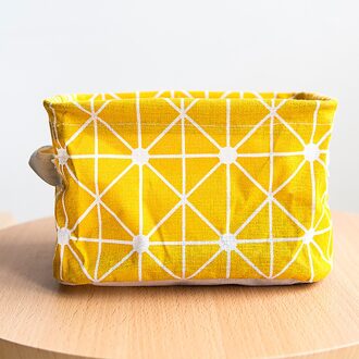 5 Kleuren Opvouwbare Huis Opslag Zakjes Waterdichte Closet Speelgoed Container Stof Kantoor Strorage Zakken Mand Organizer Workshop geel