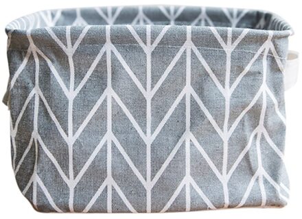 5 Kleuren Opvouwbare Huis Opslag Zakjes Waterdichte Closet Speelgoed Container Stof Kantoor Strorage Zakken Mand Organizer Workshop grijs