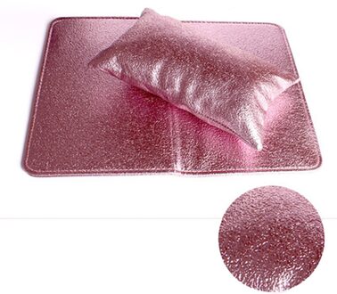 5 Kleuren Soft Pu Leer Nail Art Hand Rest Kussen Kussen Houder Arm Rust Stand Voor Manicure Beauty Nail Mat pad roos goud
