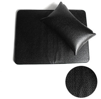 5 Kleuren Soft Pu Leer Nail Art Hand Rest Kussen Kussen Houder Arm Rust Stand Voor Manicure Beauty Nail Mat pad zwart