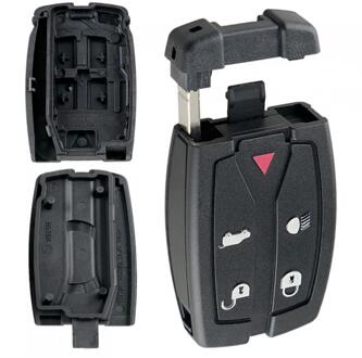 5 Knoppen Afstandsbediening Sleutelblad Fob Shell Case Fit Voor Land Rover Freelander 2