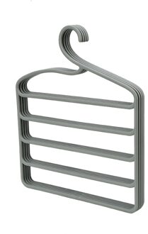 5 Lagen Hanger Multifunctionele Broek Hangers Broek Kast Closet Organizer Opslag Houder Space Saver Rek Kleerhangers licht groen