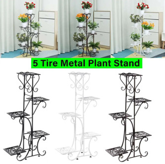 5 Layer Plant Stand Flower Rack Pot Storage Rack Display Shelf Holder Home Indoor Outdoor Decor Garden Balcony Plant Shelves
