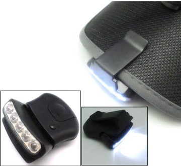 5 LED Baseball Cap Light Night Fietsen Wandelen Reparatie Auto Outdoor Koplamp Head Cap Hat Light Clip Op Licht Vissen lamp