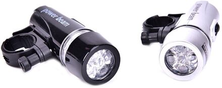 5 Led Lamp Fiets Fiets Voor Head Light Achter Veiligheid Zaklamp Waterdichte Set