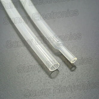 5 m/partij 9.5mm 3/8 "/LIJM GEVOERD Transparant clear HEATSHRINK KRIMPKOUS Krimpkous