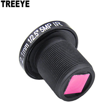 5 Megapixel 2.1mm Fisheye Action Camera Lens w/t IR Filter F2.0 M12 Mount Bredere Kijkhoek 155 graden