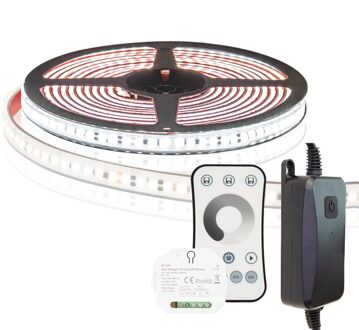5 meter led strip helder wit basic | 230v