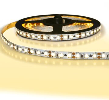 5 meter led strip ip20 12v of 24v - extra warm wit 2400k - 120 leds p/m