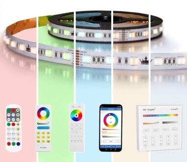 5 meter RGBWW led strip premium met 300 leds - complete set