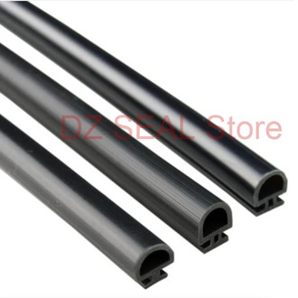 5 Meters bottom width 5/6/7mm low temperature resistance silicone rubber seal strip aluminum casement door window weather strip
