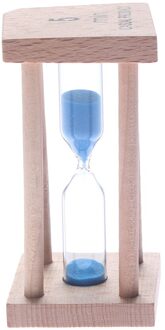 5 Minuten Kleurrijke Tandenborstel Timer Zandlopers Kinderen Kids , Koken Sandy Klok Borstelen-Tanden Timer Zandloper blauw