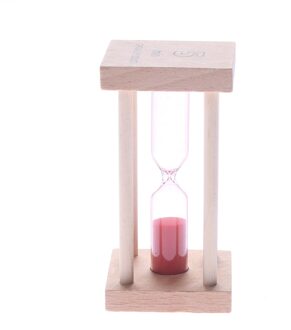 5 Minuten Zand Horloge Zandloper Zandloper Zand Kok Klok Kinderen Zand Kleurrijke Tandenborstel Timer Woondecoratie rood