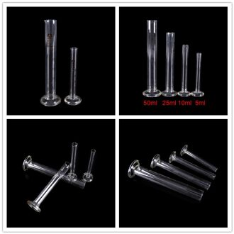 5 Ml Afgestudeerd Glazen Meten Cilinder Chemie Laboratorium Meten