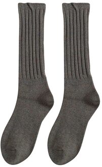 5 Paar Vrouwen Lange Buis Katoenen Sokken knielange Vrouwelijke Sokken Warme Sokken Groen